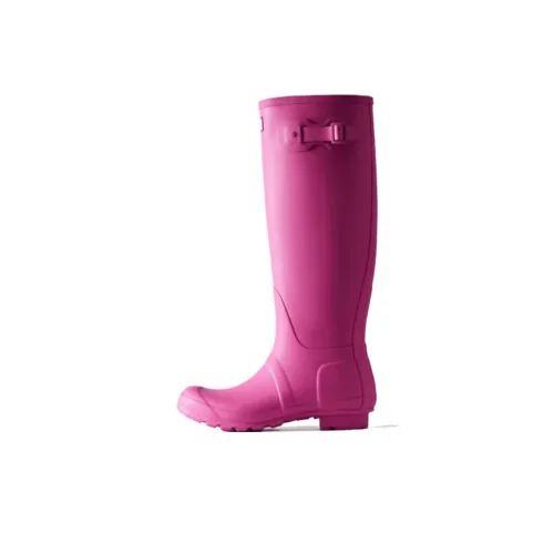 HUNTER Water Resistant Wear Resistant Slip Resistant Rain Boots Women's Pink