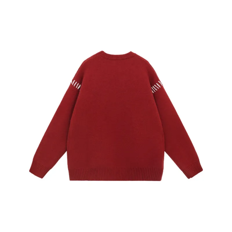 PCMY Sweaters Unisex Red-1