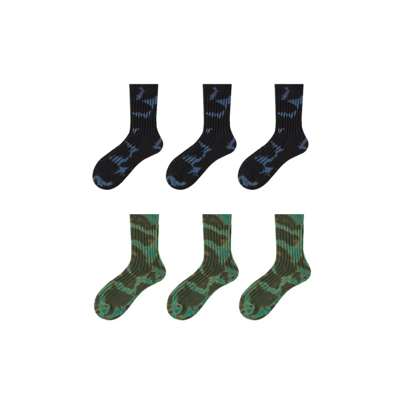 YOOKA Mid Calf Socks Unisex Combo Set-13