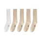 1 White+4 Cotton Natural[5 Pack]