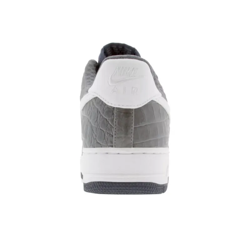 Nike Air Force 1 Low Premium Grey Navy Croc-3