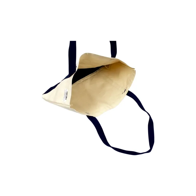 NOAH Canvas Tote Bag, Shopping Bag, Canvas Bag, Shoulder Bag Regular Unisex White-4