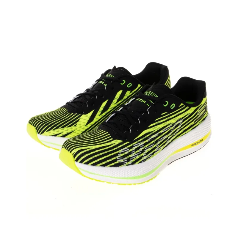 Skechers Go Run Razor 4 Anti Slip Wear Resistant Low Top Running Shoes Men's Black Yellow-2