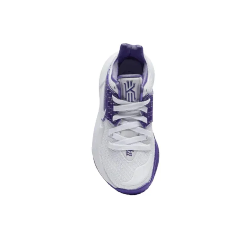 Nike Kyrie Low 2 Anti Slip Wear Resistant Low Top Basketball Shoes Men's White Purple-2