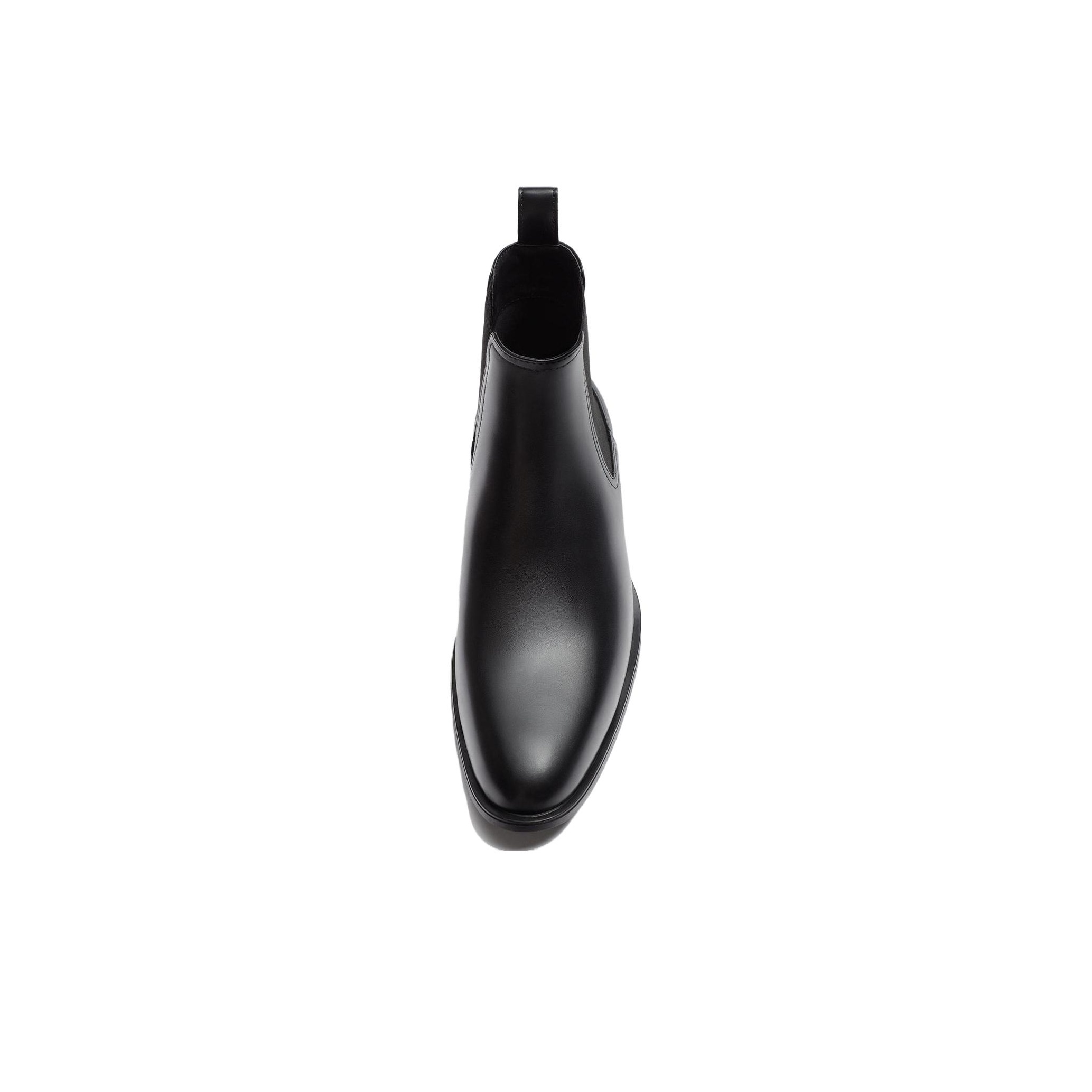 ZARA Short Chelsea Boots Men's Black - POIZON