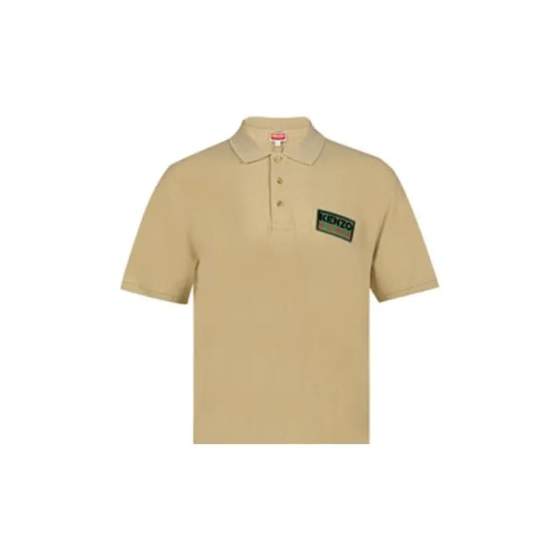 KENZO Polo Shirts Men Khaki-2