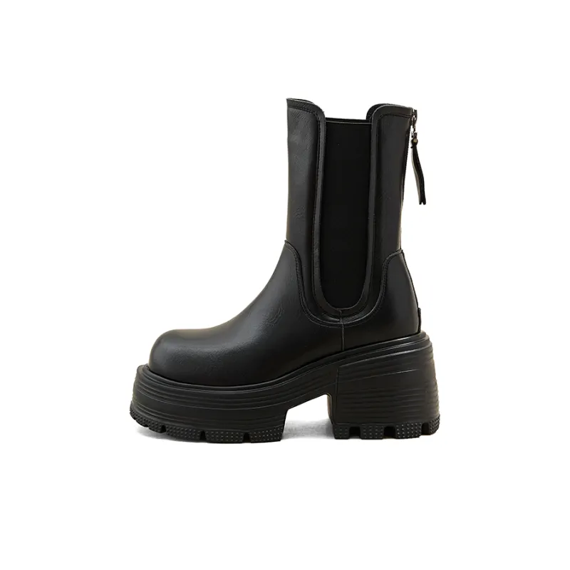 A Poinsettia Princess Short Chelsea Boots Women's-16