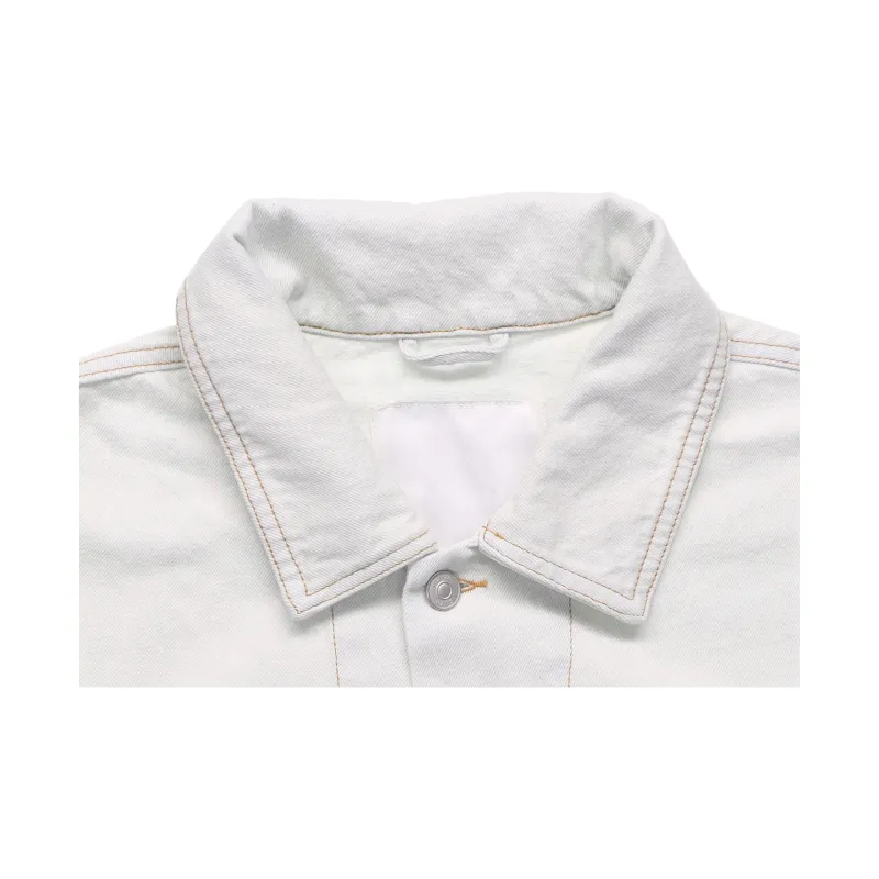 KENZO SS22 Denim Jacket Men's White-4