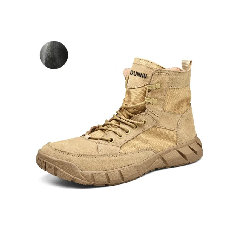 Dunnu Short Outdoor Boots Unisex Khaki-1