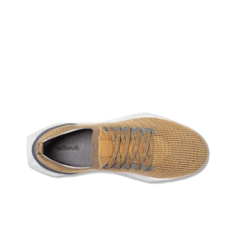 Allbirds Tree Flyer Slip-Resistant Low-Top Running Shoes Men's Autumn Wood Yellow-1