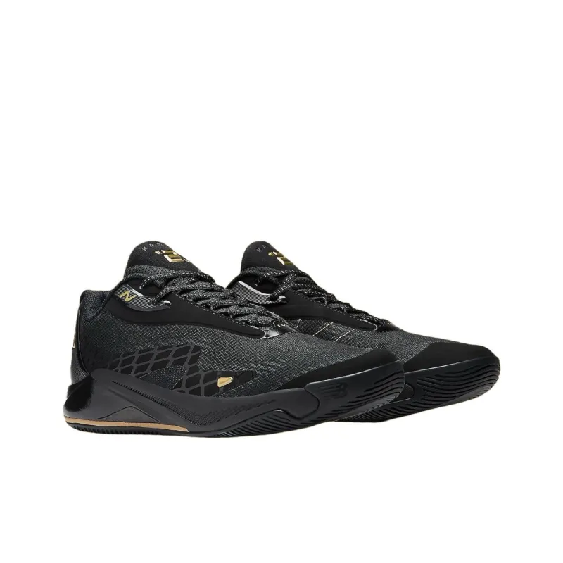New Balance Kawhi 4 Cushioning Abrasion Resistant Breathable Low Top Basketball Shoes Men's Black-1