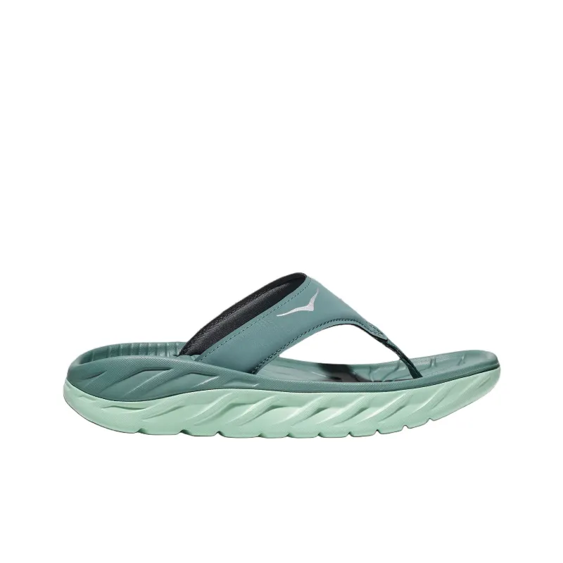 HOKA ONE ONE Ora Recovery Flip Rubber Sole Quiet Running Shoes Women's Jasper-1