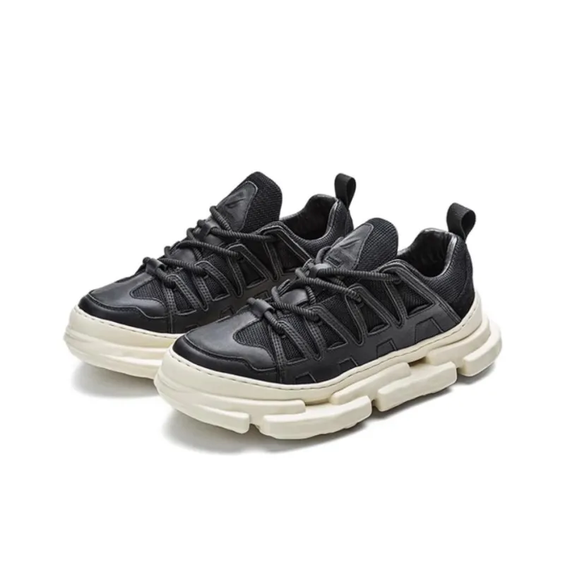 NAUTICA Anti Slip Wear Resistant Low Top Chunky Sneakers Women's Black-2
