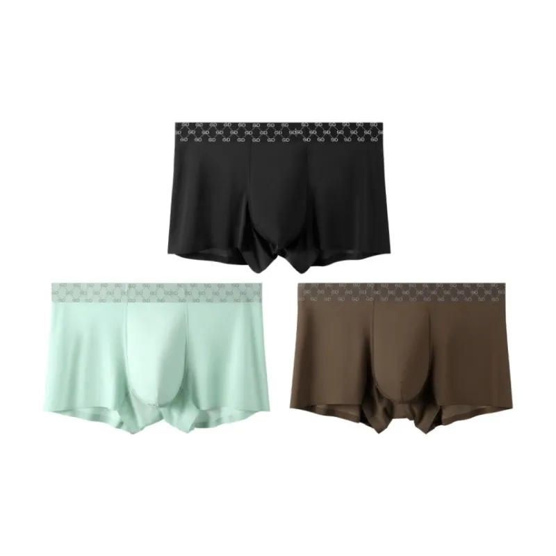 Qiao Ni Tong Underpants Men's 3 Pack-8