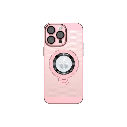 ZHUOJI PC Material Mesh Hole 360U Shield Stand Phone Case Compatible With Apple 16/15/14/13 Series