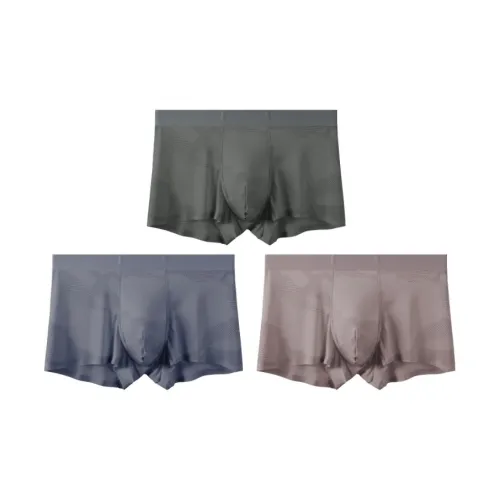 Qiao Ni Tong Underpants Men's 3 Pack