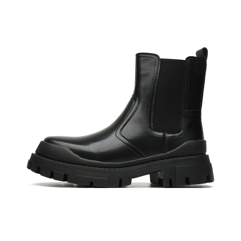 Chi Wolf Chelsea Boots Men's Black-0