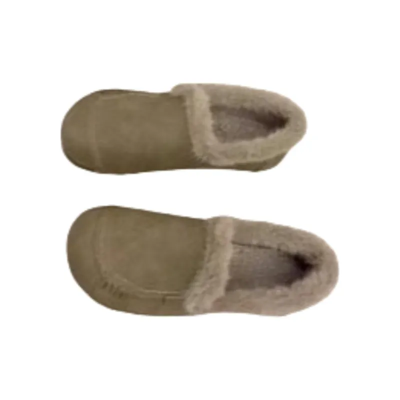 Yamada Hyakuju Home Slippers Dark Brown Black Khaki-2