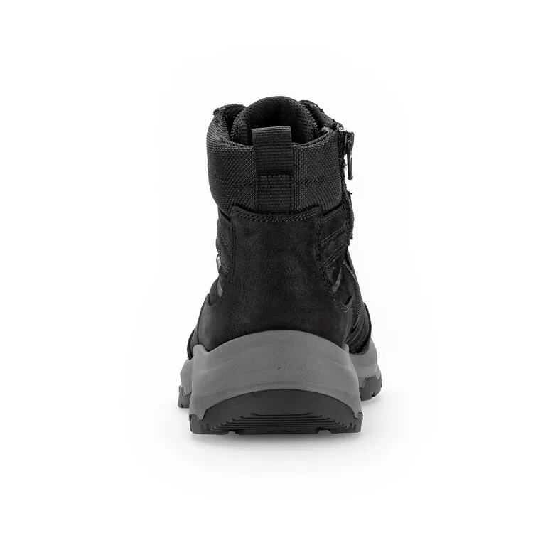 Gabor Pius Wear-Resistant Slip-Resistant Short Outdoor Boots 4cm Men's Black-2