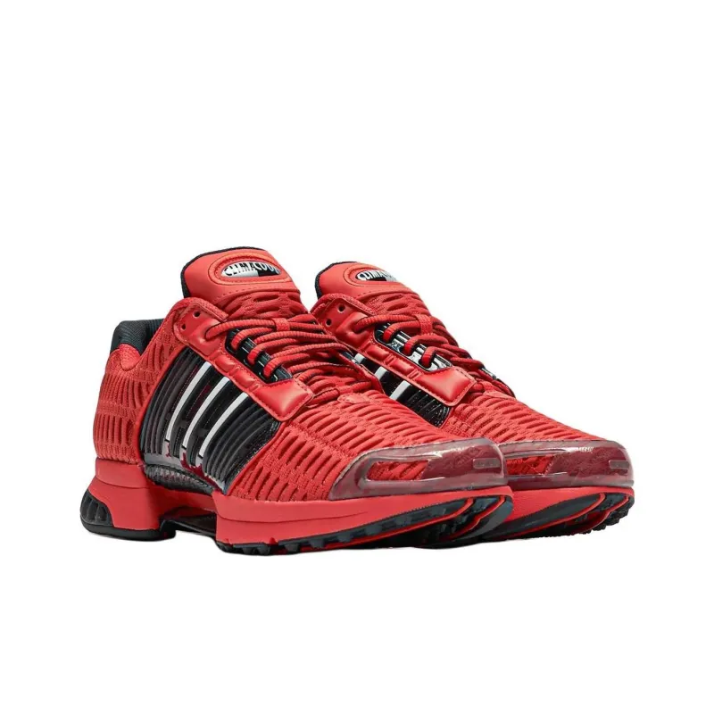 Adidas Climacool 1 Anti Slip Wear Resistant Low Top Running Shoes Unisex Red Black-2