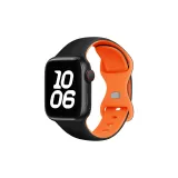 Black Orange/Butterfly Clasp Silicone