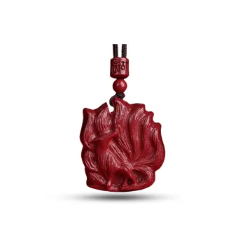 Sima Is Ethereal Reconstructed Cinnabar Pendants Unisex