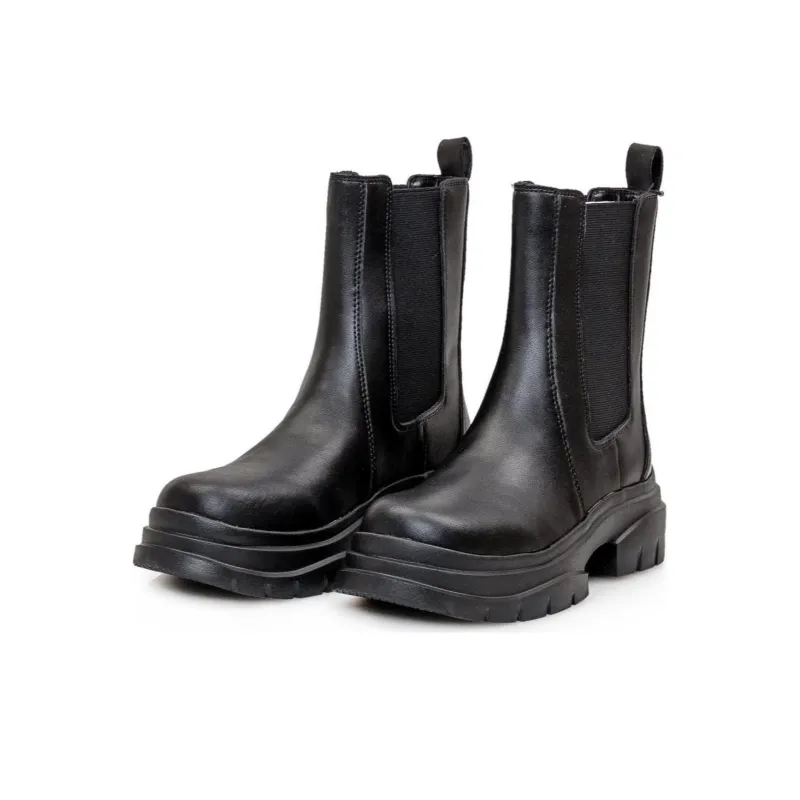 STEVE MADDEN Chelsea Boots Women's Black-1
