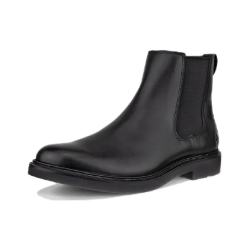 Ecco Short Chelsea Boots Men's Black-2