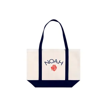 NOAH Canvas Tote Bag, Shopping Bag, Canvas Bag, Shoulder Bag Regular Unisex White