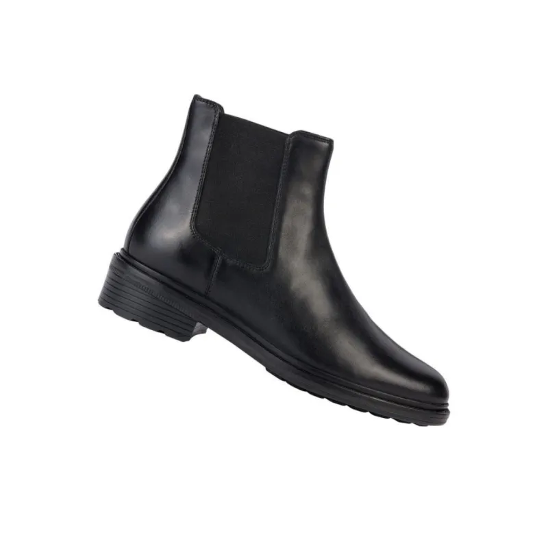 GEOX Short Chelsea Boots 4cm Women's Black-3