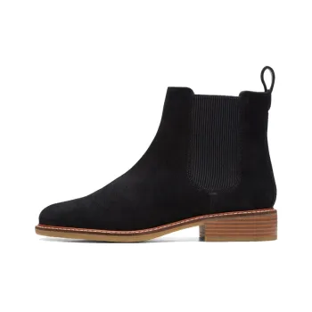 Clarks Chelsea Boots Women's Black