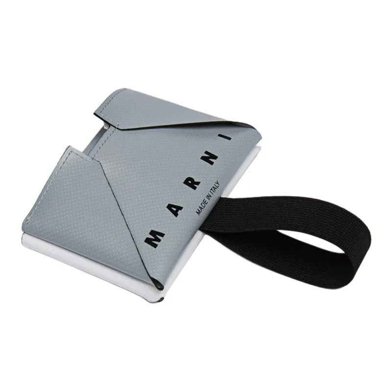 MARNI Logo Printed Two-Toned Card Holder-3
