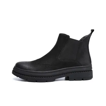 YEDANI Short Chelsea Boots 4.5cm Men's Black