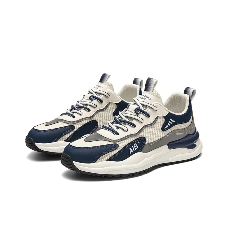 OFFER-AITR Warm Height Increasing Wear-Resistant Slip-Resistant Low-Top Casual Shoes Men's-2
