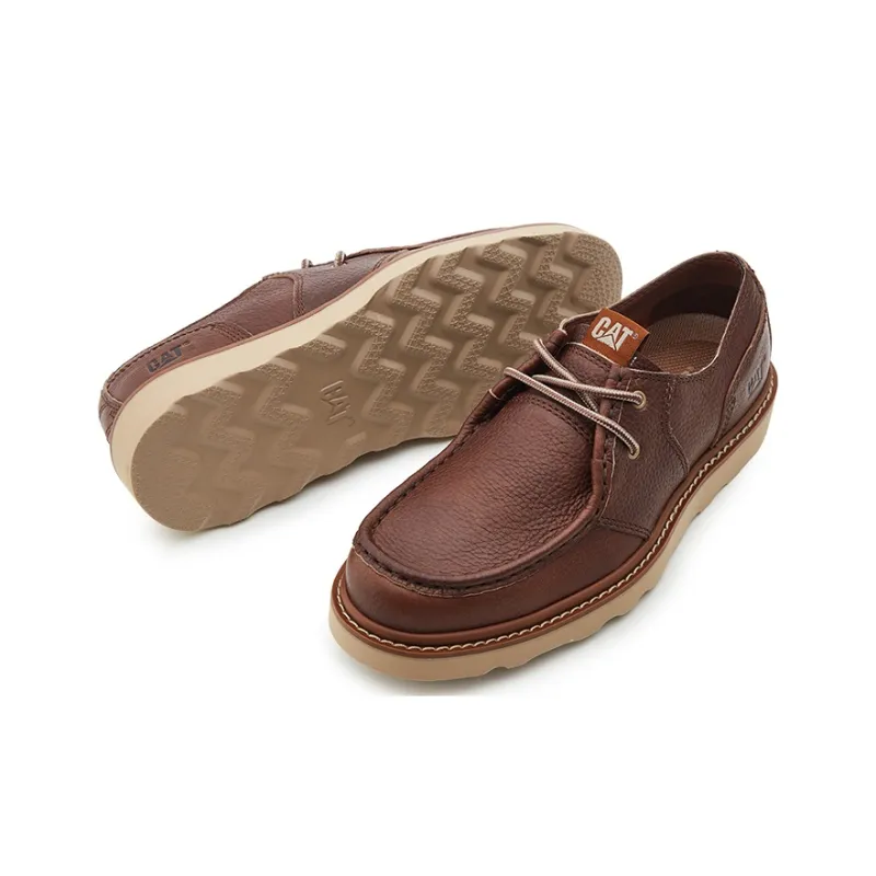 CAT Outdoor Boots Men Low Top Dark Brown-1