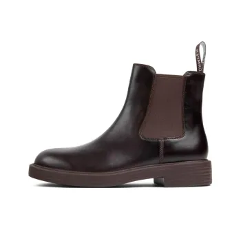 CAMPER Dean Short Chelsea Boots Men's Black Umber