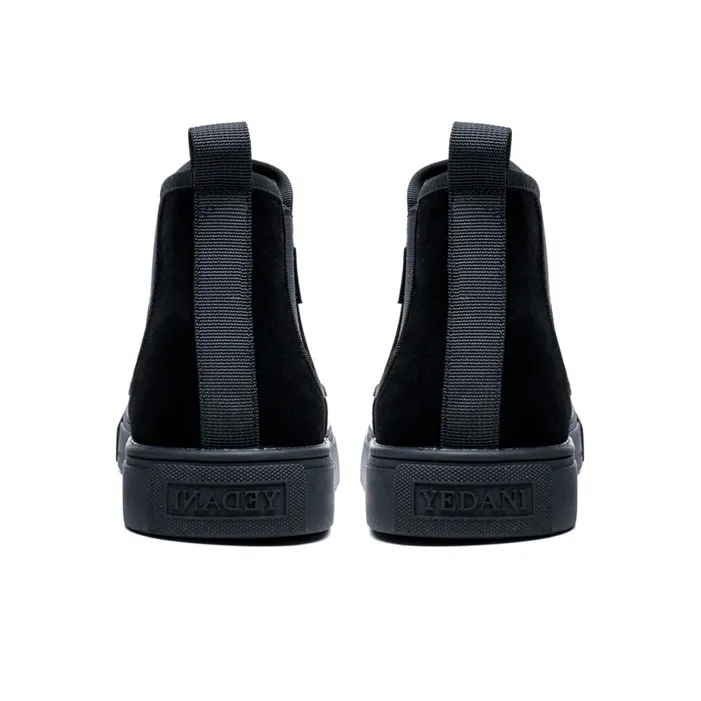 YEDANI Short Chelsea Boots Men's Black-3