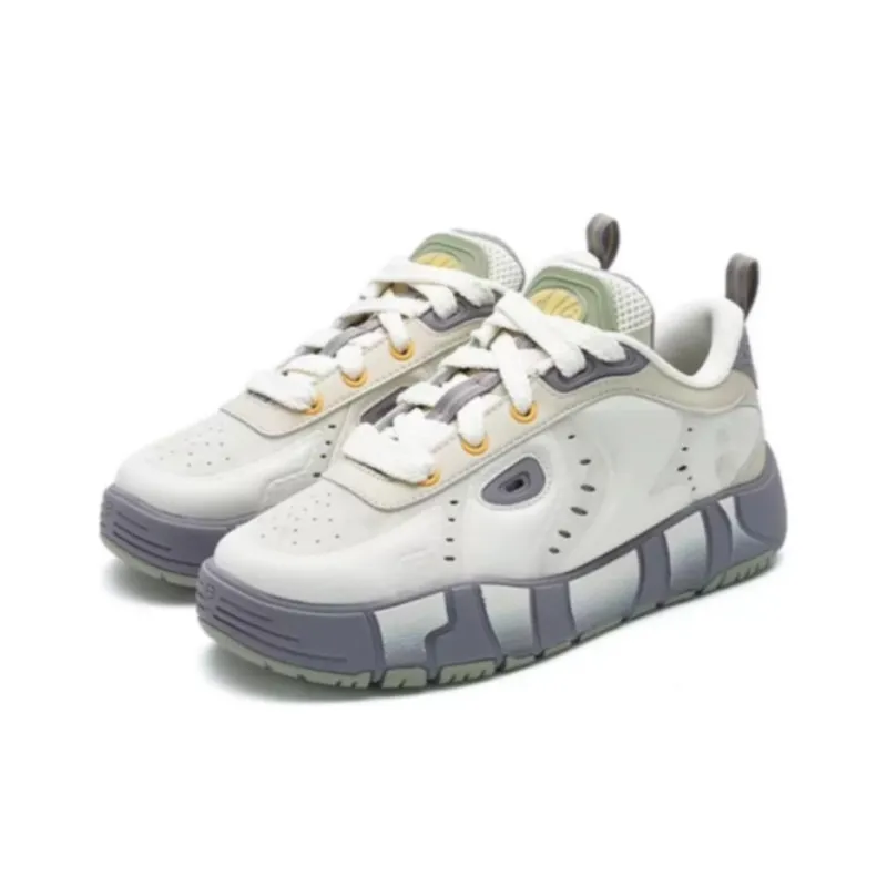 FILA MELT Anti Slip And Wear Resistant Lightweight Balance Low Top Casual Shoes Men's Gray-2