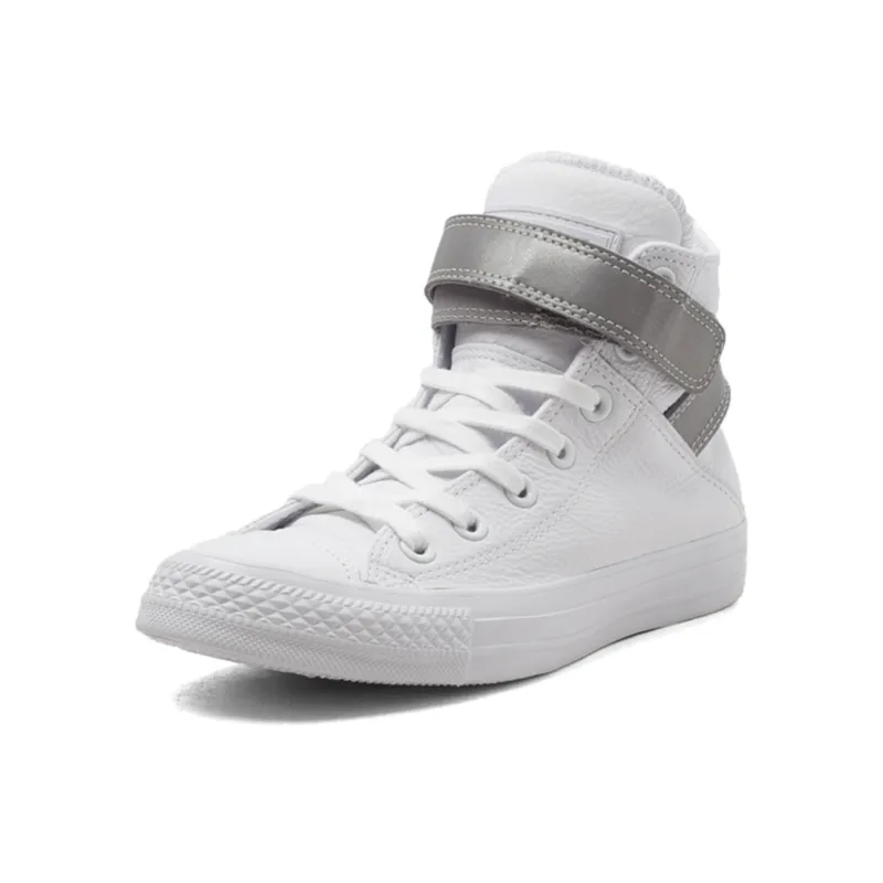 Converse Women's Chuck Taylor All Star Brea Reflective Hi 'White Silver' Women's-2
