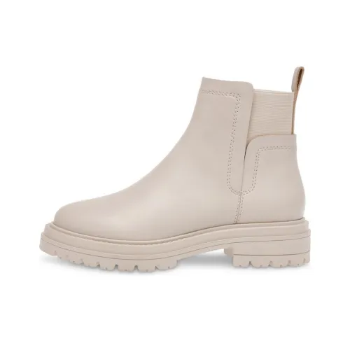 STEVE MADDEN Short Chelsea boots mujer 4cm Women's Ecru