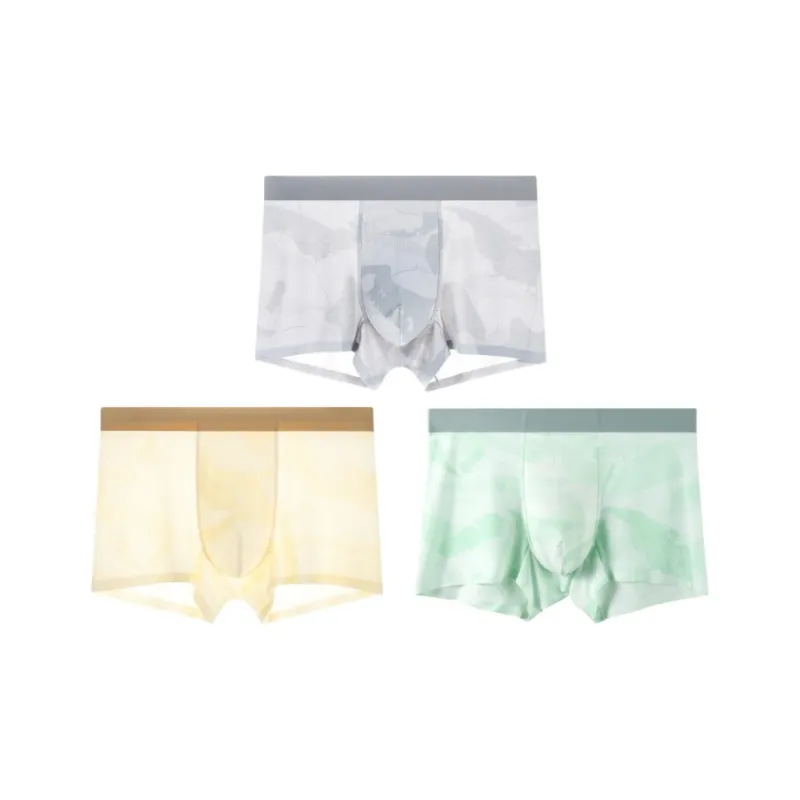 Qiao Ni Tong Underpants Men's 3 Pack-8