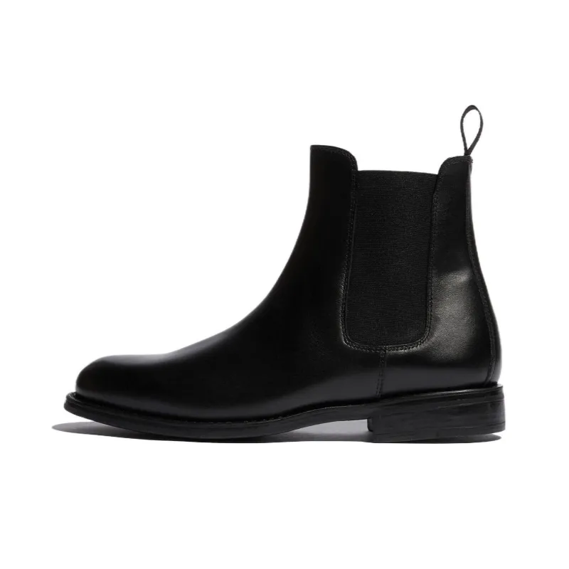 SCAROSSO Claudia Almond Toe Chelsea Boots Women's-0