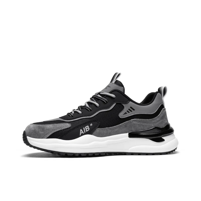 OFFER-AITR Warm Height Increasing Wear-Resistant Slip-Resistant Low-Top Casual Shoes Men's-30