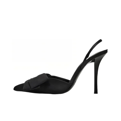 ZARA Slim Heel High Heels 10cm Women's Black