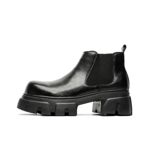 Chi Wolf Chelsea Boots Men's Black