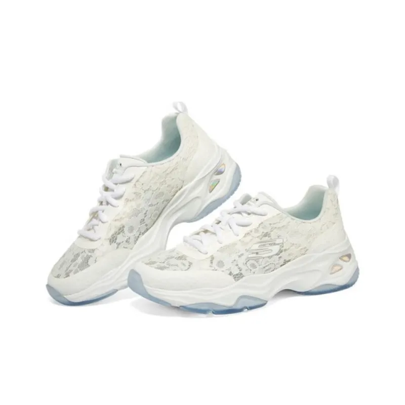 Skechers DLites 4.0 'White Lace' Women's-4