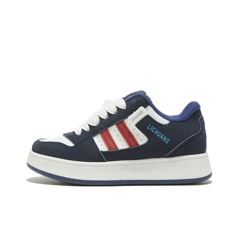 Georgina Goodman Niche Original Ins Abrasion-Resistant Slip-Resistant Low-Top Skateboard Shoes Women's Dark Blue-0