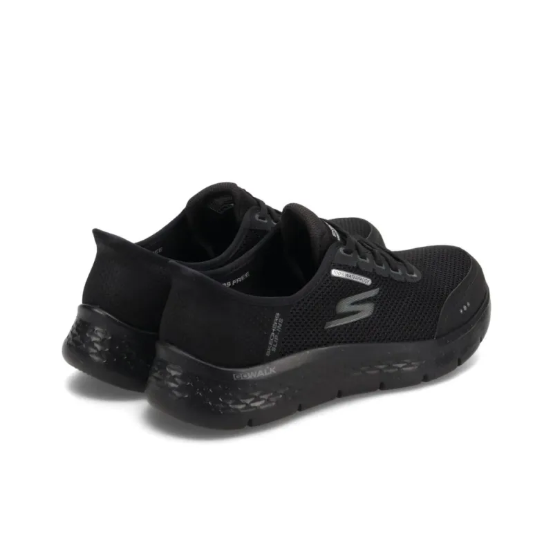 Skechers Go Walk Fle Abrasion Resistant Low Top Casual Shoes Women's Black-3