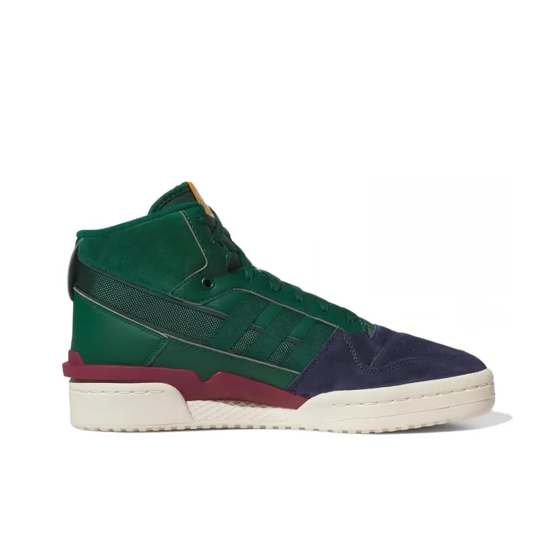 Adidas Forum Mid Inside Out Dark Green Navy-1