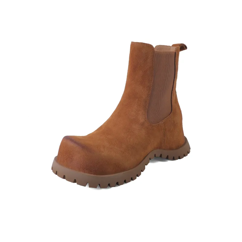 XIAOAJUE Short Chelsea Boots Women's-5